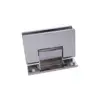 low price precision casting building hardware stainless steel arc edge 90 degree double-sided bathroom glass clip clamp
