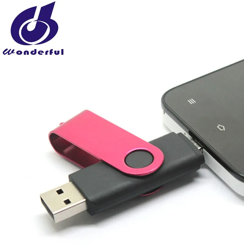 Hot selling rotary type usb otg flash drive 32gb for android - ANKUX.COM