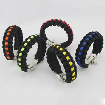 thin blue line survival bracelet