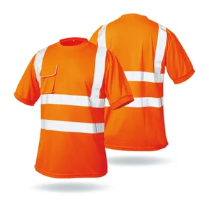 LX709 High Visibility Short Sleeve Road Safety Work Running Reflective shirt LX709 High Visibility Short Sleeve Road Safety Work Running Reflective shirt