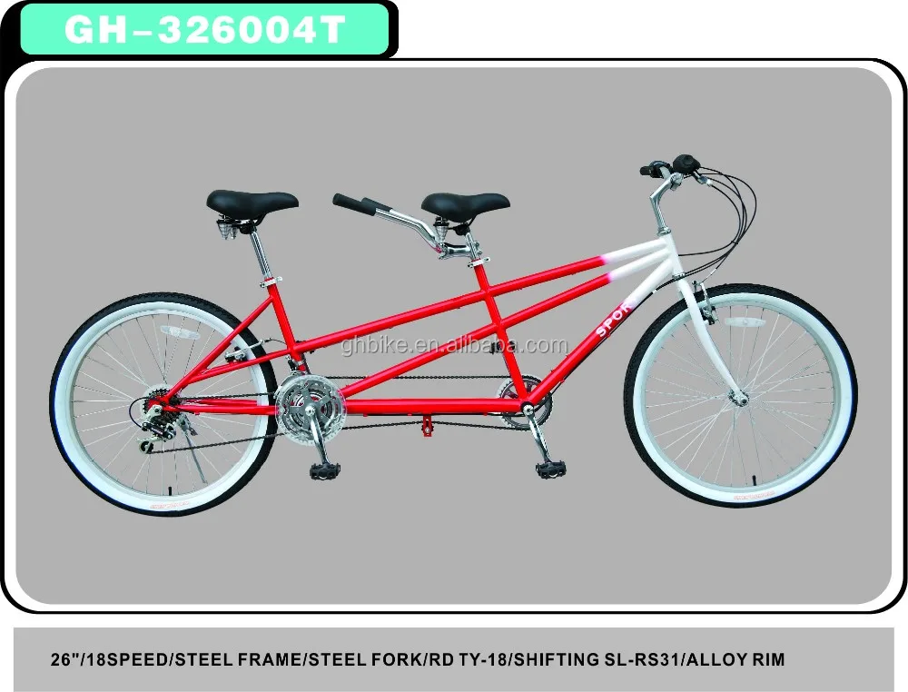 double seater tandem cycles