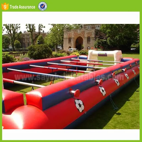 Juego De Fútbol Inflable Para Patio Trasero,Futbolín Humano Inflable