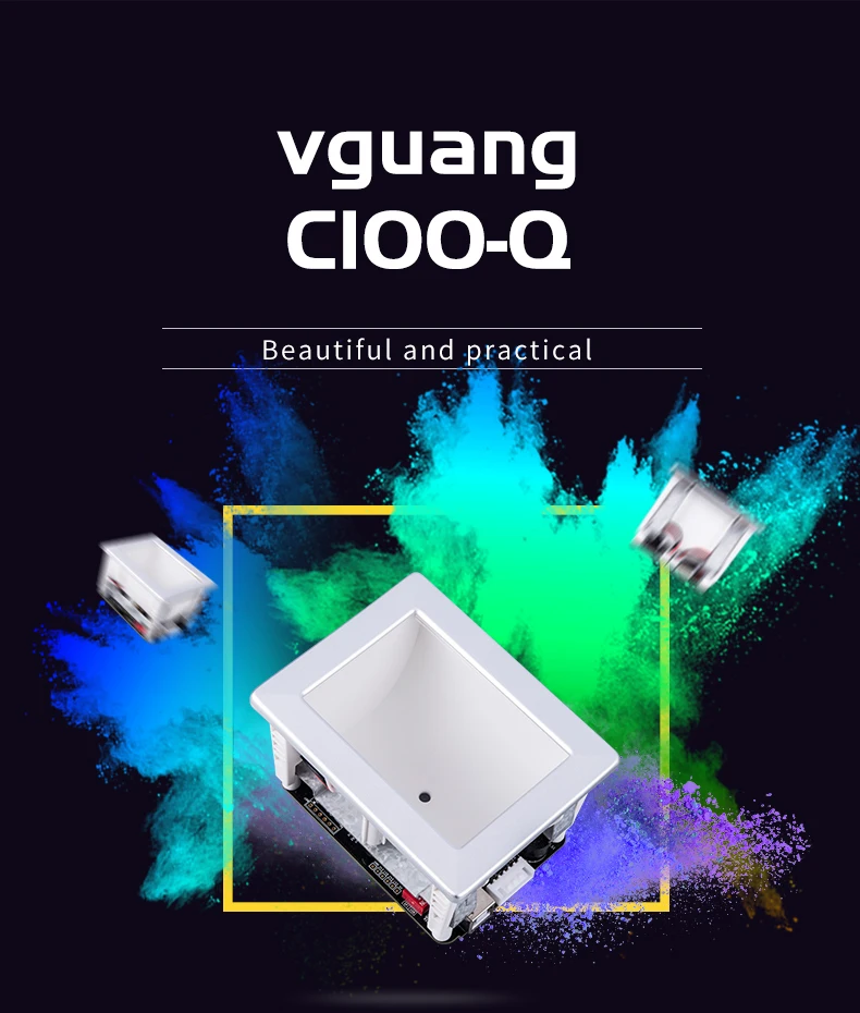 C100q Barcode Scanner Machine Oem Qr Code Scanner 2d Fixed Barcode