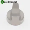 OEM Chrome Or Nickel Gas Oven Range Control Knob Switch