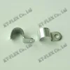 Nickel plated iron one hole cable wire clip