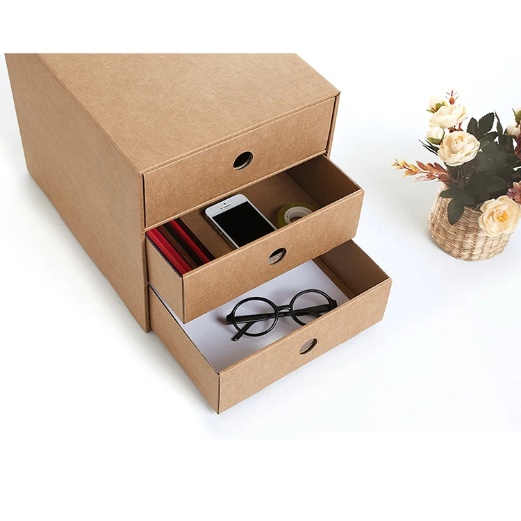 Custom Cardboard Drawer Packaging Drawer Storage Box - Buy Drawer ...