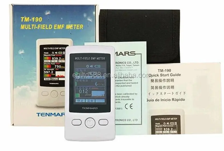 Tenmars Tm-190 3 In 1 Multi-field Emf Meter Digital Electromagnetic  Radiation Detector - Buy Multi-field Emf Meter,Radiation Detector,Tm190  Product on Alibaba.com