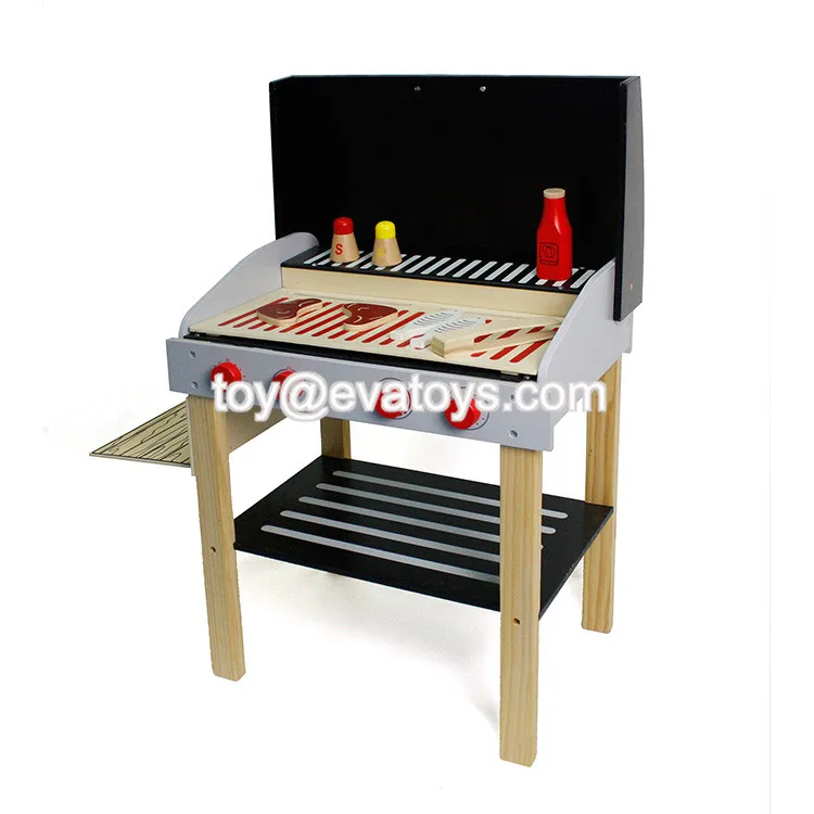 New Design Preschool Wooden Kids Play Toy Bbq Set With Kitchen Accessories W10d123b Buy Toy