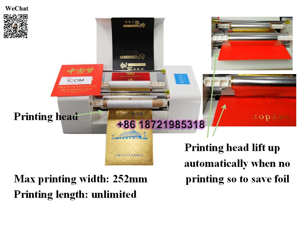 Amydor 360c Amd360c Digital Gold Foil Printing Machine / Hot Foil Stamping Machine / Foil