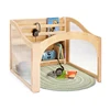 Kids Wooden Toys Secret Reading Place Listening Cube