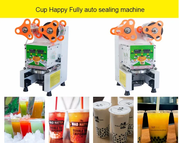 Commercial Fully Automatic Cup  Plastic Sealer  Min Cup  