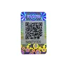 Security QR code / barcode hologram label