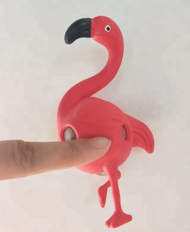Soft Plastic Squeeze Toys Kawaii Animal Flamingo For Kids