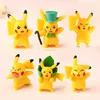 Factory Direct 30-40mm 6pcs Series PVC Home Decoration Cartoon Pekachu Resin Pokemon Furnishing Articles