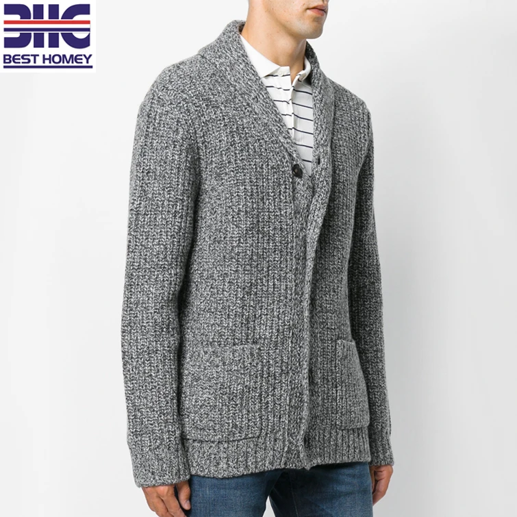 Mens Oversized Wool Acrylic Blend Chunky Knit Open Knit Long Mens Oversized Wool Acrylic Blend Chunky Knit Open Knit Long