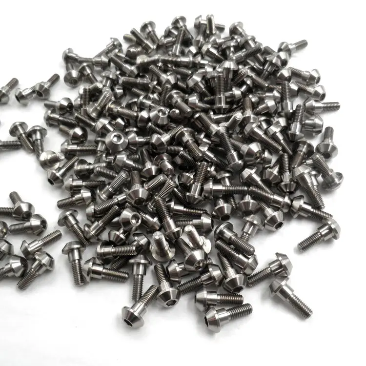 GR5 6Al4V m6 m8 Titanium disc bolts for motorcycle