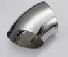 1'' OD 25mm 45degree stainless welded steel sanitary pipe fittings elbow