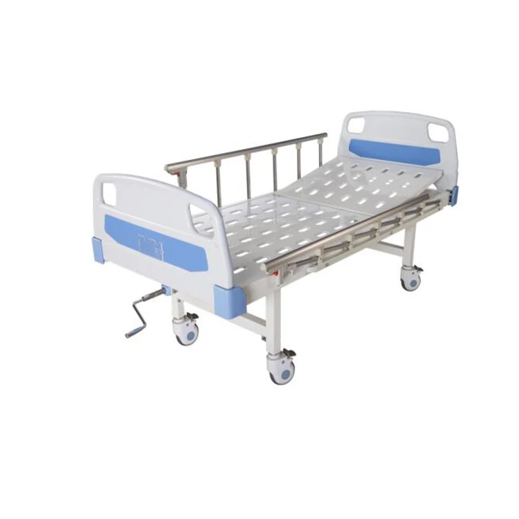 manual single crank punching hospital bed