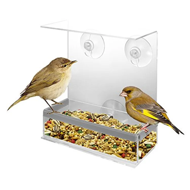 2019 Custom Plexiglass Canary Bird Nest Feeder Parrot Aviary For