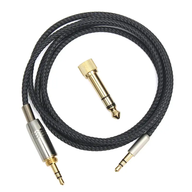 Replacement Headphone Cable 6.35mm To 3.5mm Jack Audio Upgrade Cable ...