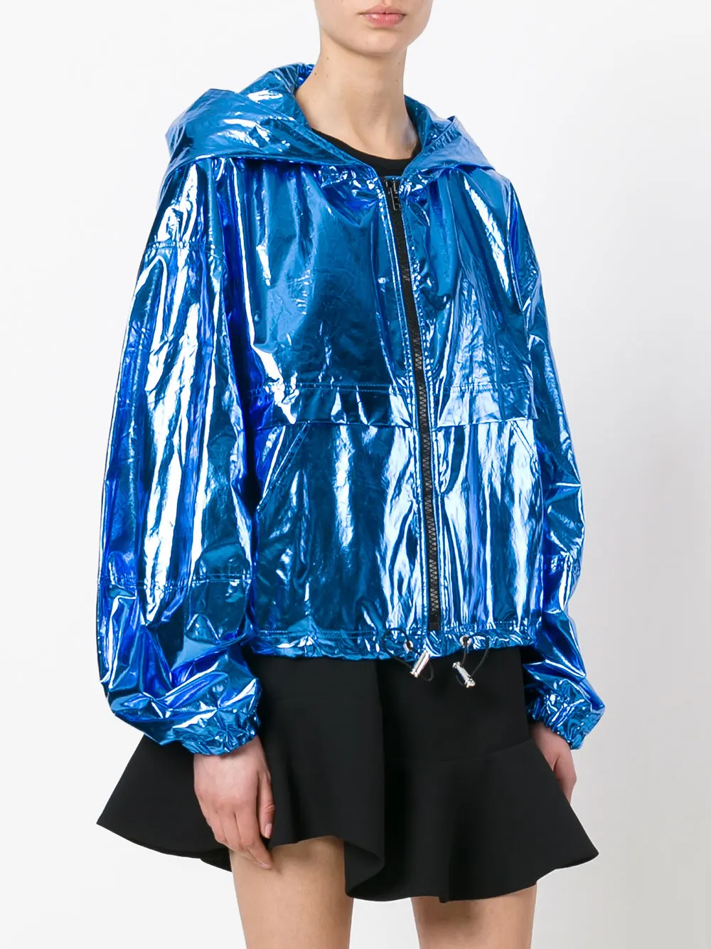 jaqueta para chuva com capuz