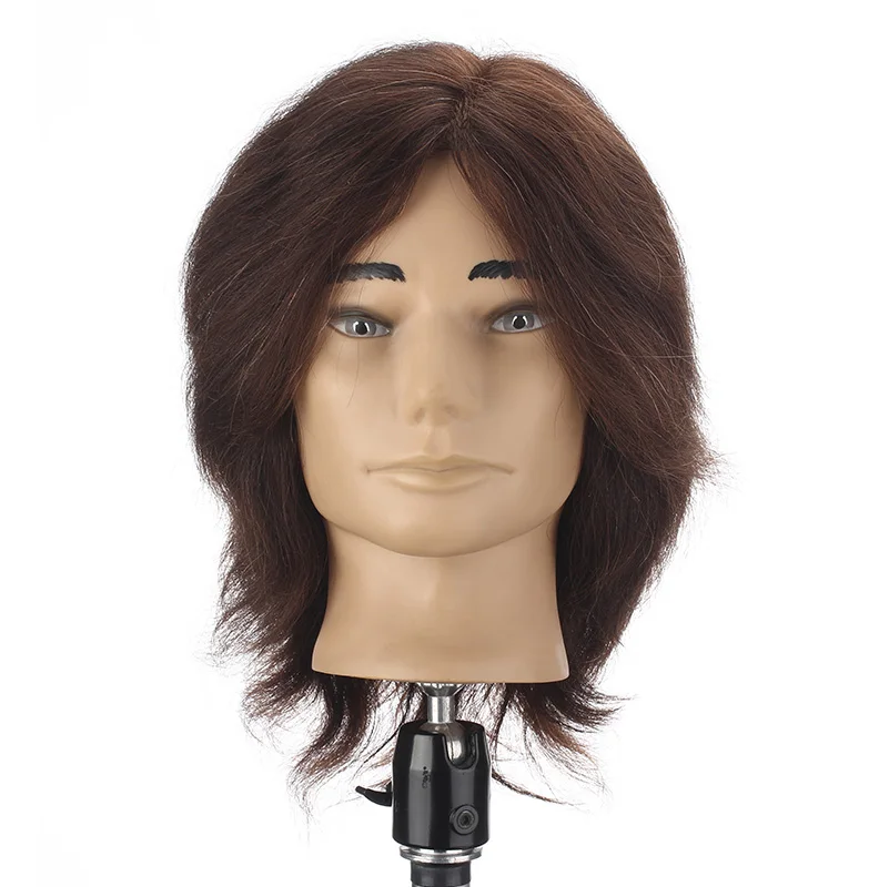 Kiki Newgain Male Hair Mannequin Heads Hair Cutting Training Mannequin