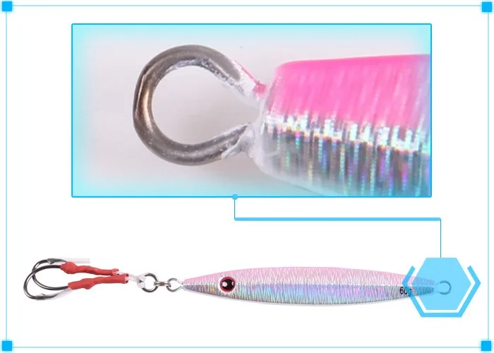 New Technology Fishing Lure Metal Jig 30g 40g 60g Fishing Lure Hard