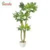 100% man make plastic tree fake trees artificial papaya plants