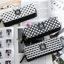 2016 pen box pouch bag bags school canvas cute cheap art supplies stationery pencil vintage stationery cases large South Korea