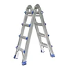 16 steps 4.20 meter aluminum multipurpose combination folding big hinge splayfoot extension Ladder work platform