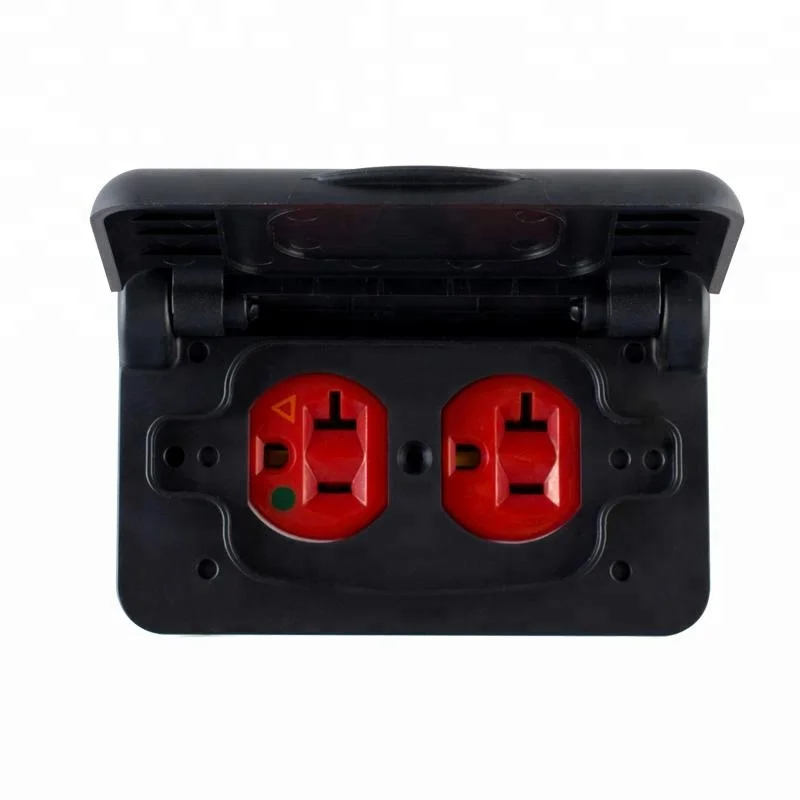 H10065 Weatherproof Receptacle Cover Outdoor Replacement Electrical Plug Outlet Cover For Rv