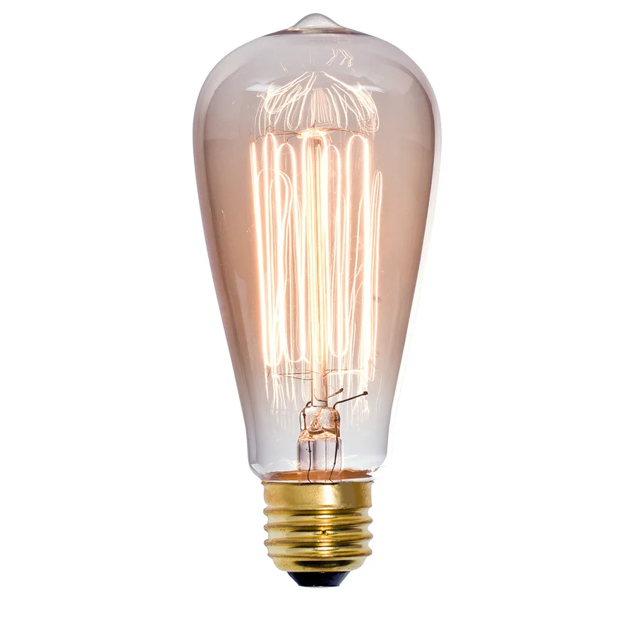 ST58 ST64 2200k 2700k E26 E27 B22 warm white 25w 40w 60w dimmable edison vintage bulb 85-265V