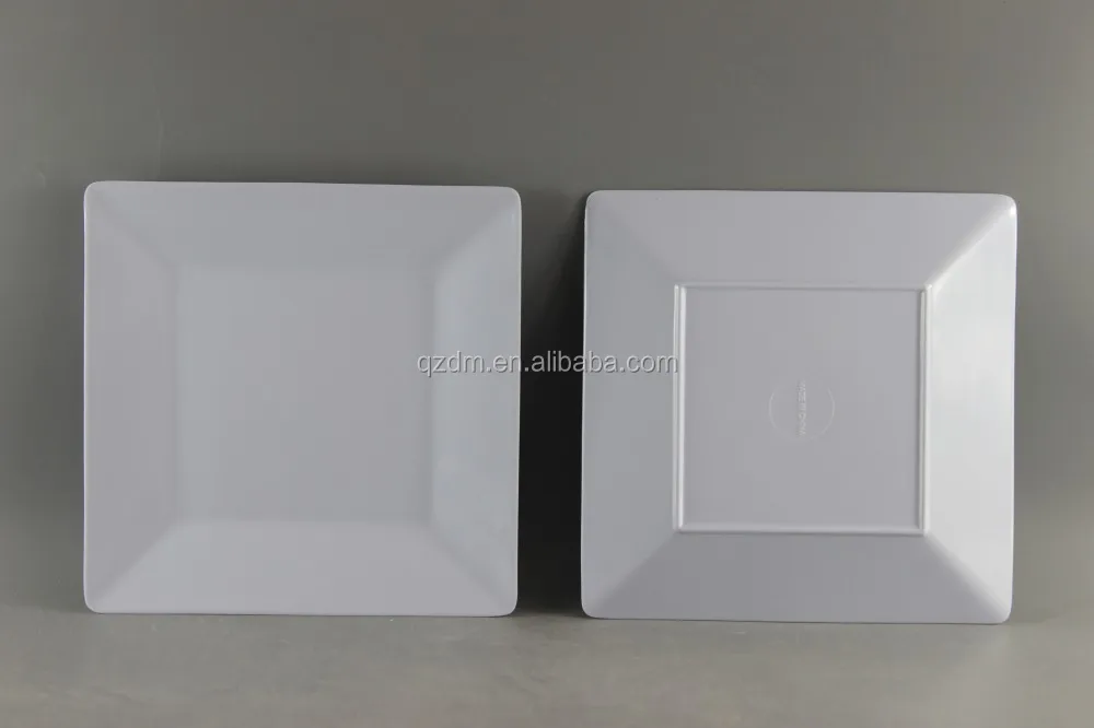 Square Shape Melamine Dinner Plate For Sale