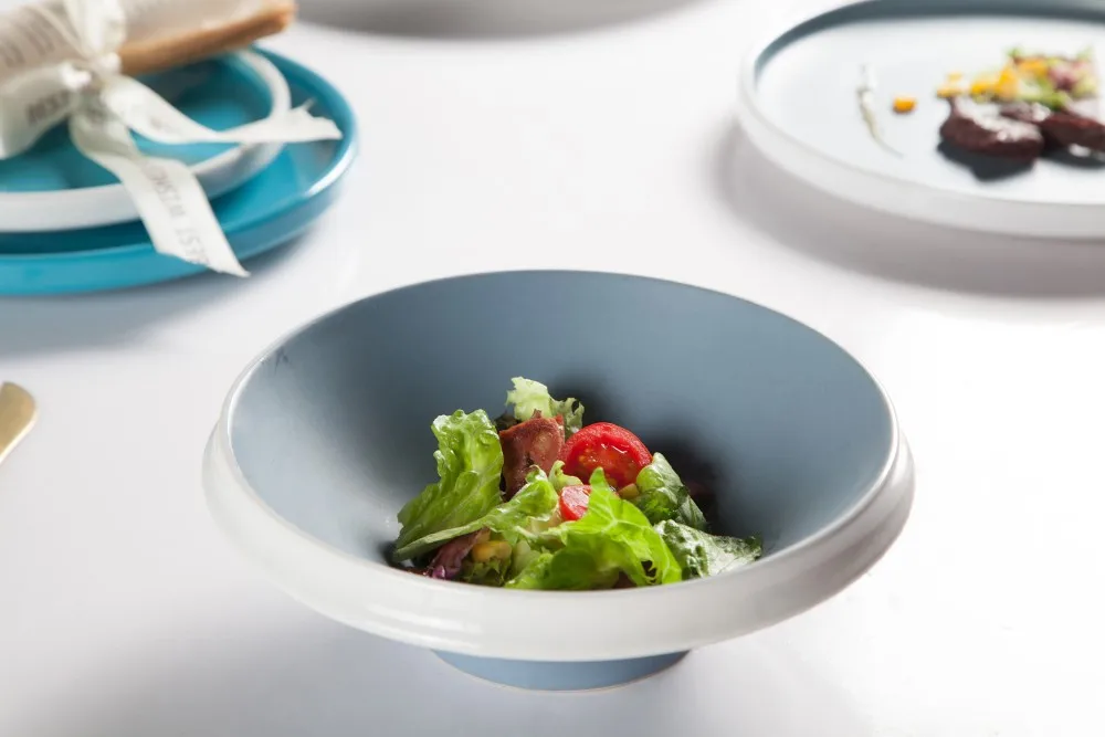product-Two Eight-cheap bulk porcelain dinner appetizer plates set for hotel dessert wholesale-img