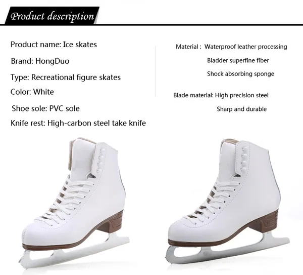 Pu Leather Speed Blade Cover Figure Ice Skate For Professional