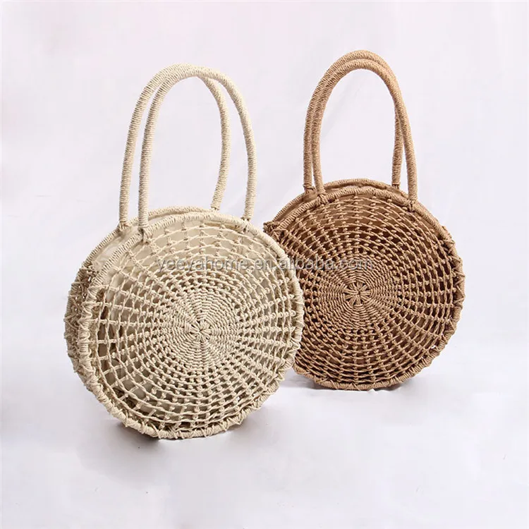 woven purse round