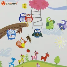 1Pcs Giraffe Owl Memo sticker Cute Drawing Diary Transparent Scrapbooking Calendar Album Decor Sticker Memo Pad