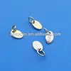 stamped logo metal pendant charms for jewelry marking - oval shape
