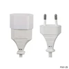 VDE Certificate EU European 2 Pin Plug Male to Female Power Electric Wire Cable Outlet Socket Flat Plug Extension Cord