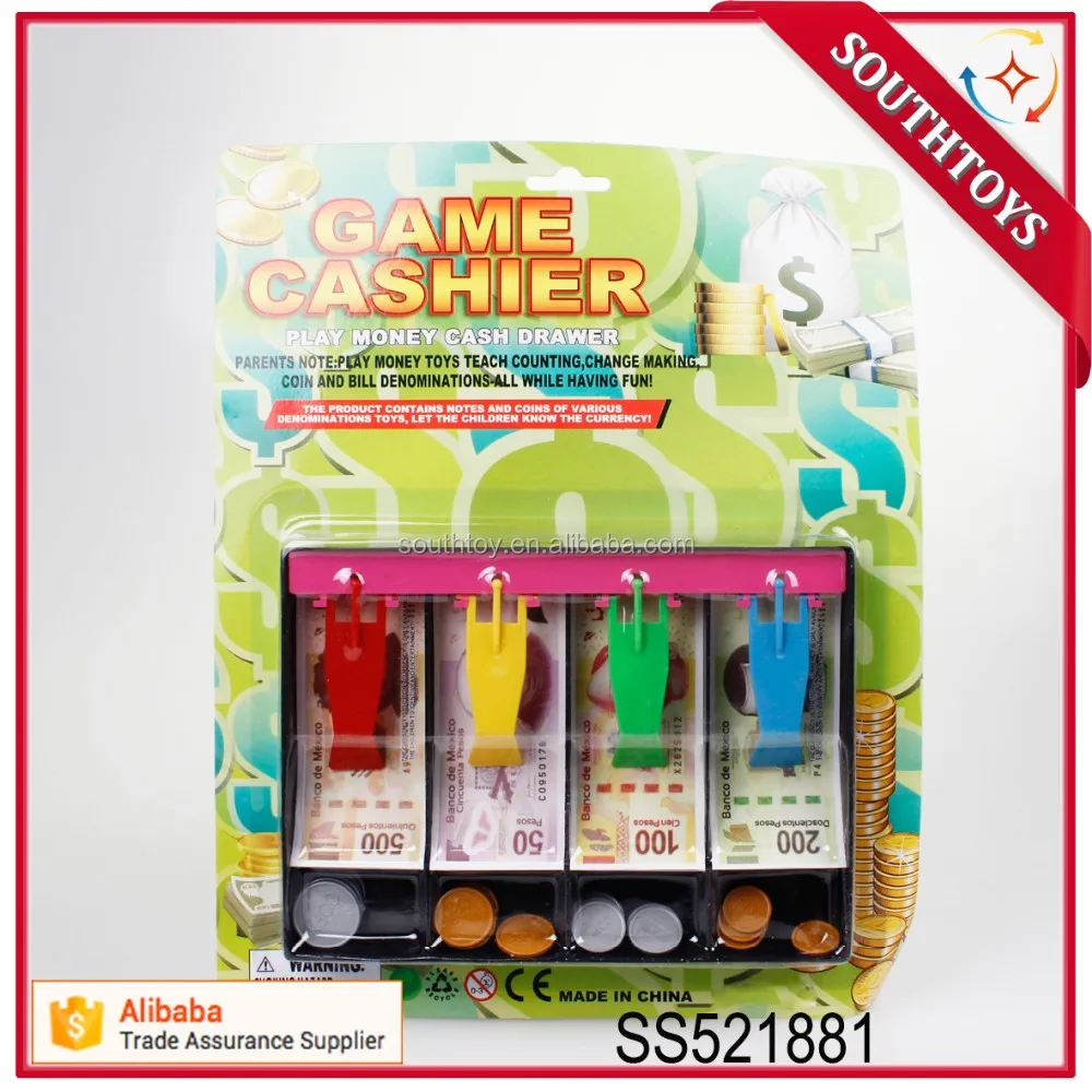 Kids Pretend Toy Play Money Set Cashier Game Buy Play Money,Toy Money