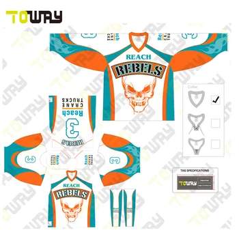Download Quick Dry Adult Mens String Lace Neck Hockey Jersey - Buy ...