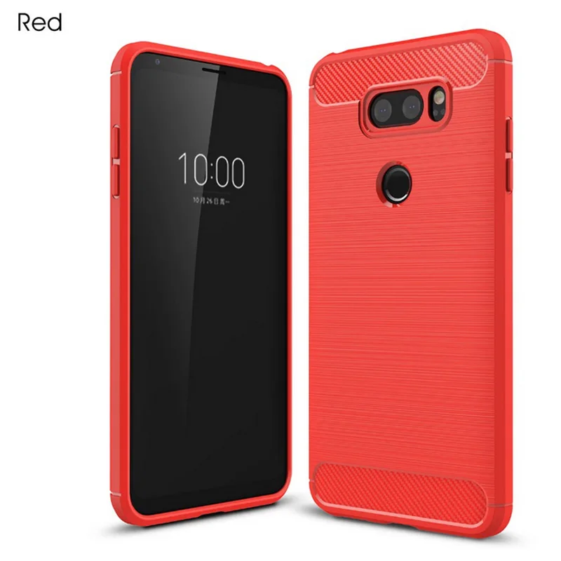 Carbon Fiber Tpu case For LG V30 soft cover