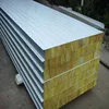 High Quality Building Material Wall Fire Proof Rock Wool Sandwich Panels
