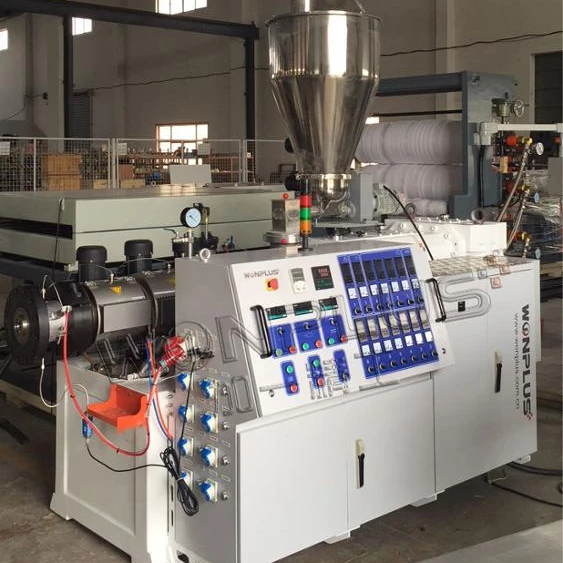 
SJZ-65/132 Conical Twin Screw Extruder 