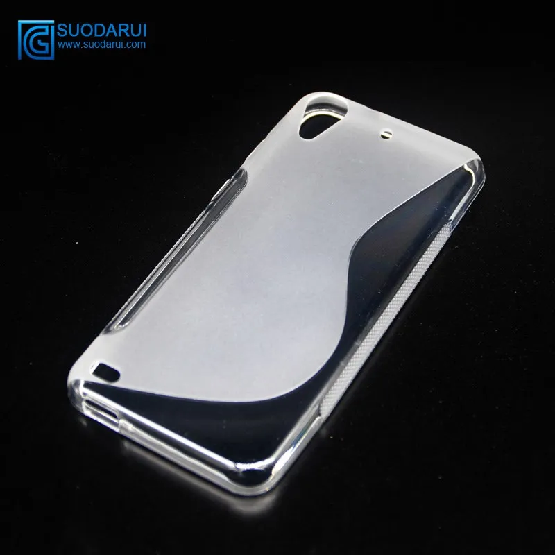 High quality S line tpu case for HTC desire 630 530 flexible soft gel case mix colors