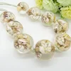 Beach ocean style shell conch resin large round women's beads Necklace
