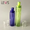 PET plastic green aerosol 80ml spray bottle (Crimp Neck)