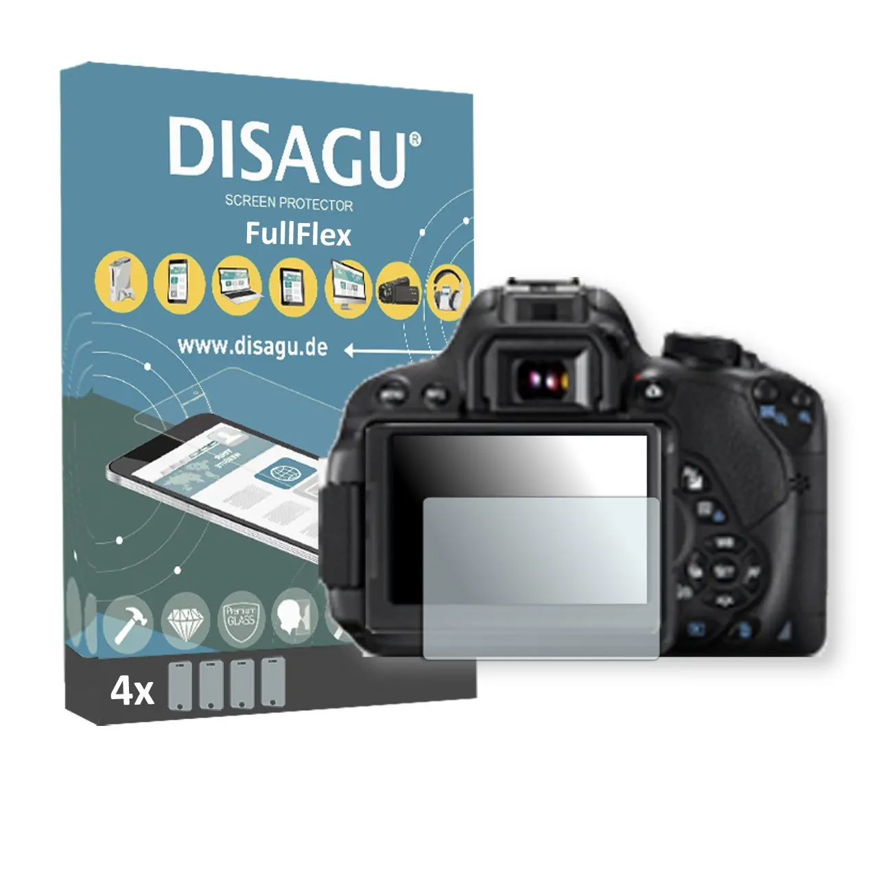 6x Protezione di display per Canon EOS 750D