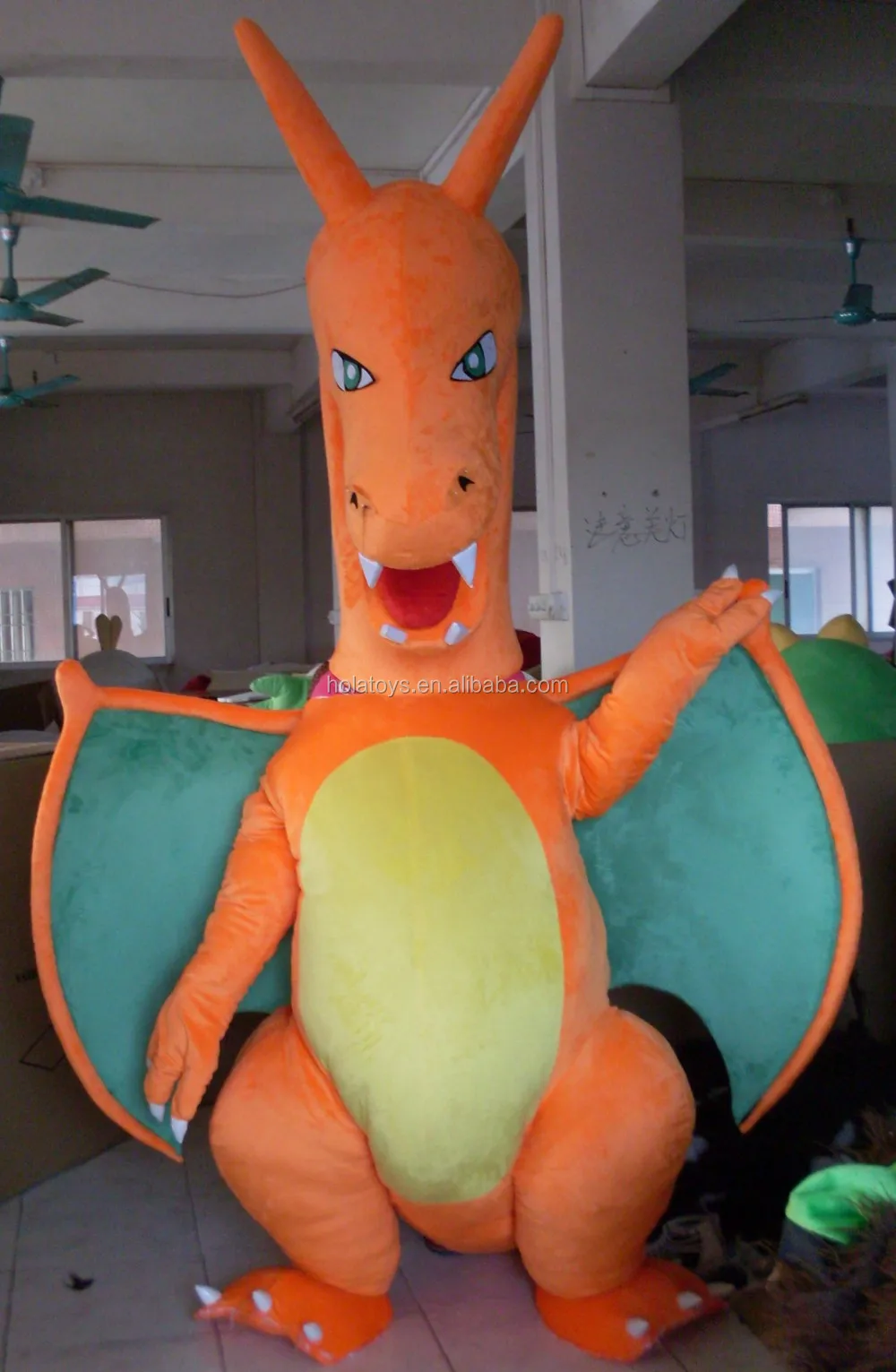 Hola Yellow Charizard Mascot Costume/mascot Costume/costume - Buy