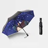 2019 classic 3 fold full automatic umbrella 3 fold umbrella auto open close uv protection 3 fold automatic black innovative umbr
